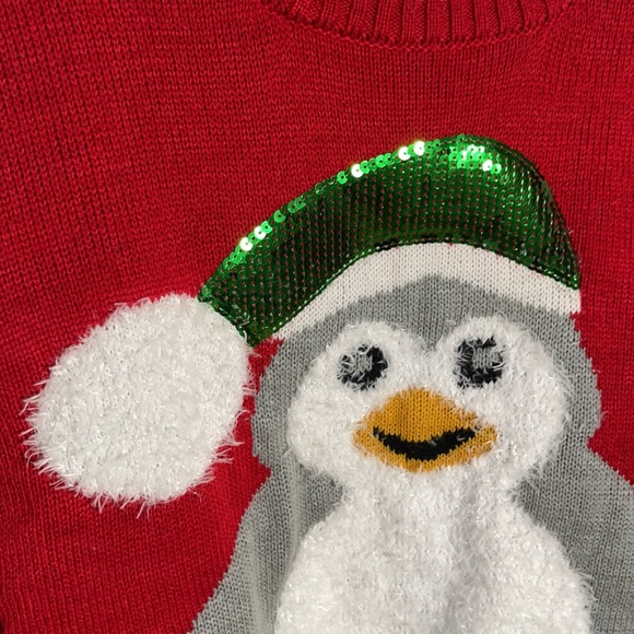 NWT 🆕‼️ Penguin Christmas Knit Sweater - Picture 2 of 6